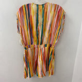 CALVIN KLEIN WOMEN'S ROMPER multi colour stripe M