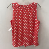 KATE SPADE WOMEN'S TANK/CAMI red white dots L