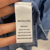 WOMEN'S BLOUSE/SHIRT denim-blue L