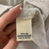 LLBEAN WOMEN'S BLOUSE/SHIRT oatmeal XL reg