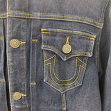 TRUE RELIGION WOMEN'S DENIM JACKET blue m
