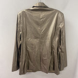 WOMEN'S BLAZER/JACKET gold metallic L