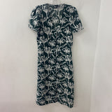 VERO MODA WOMEN'S DRESS green white print S