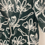 VERO MODA WOMEN'S DRESS green white print S