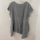 BRYN WALKER WOMEN'S BLOUSE/SHIRT grey L