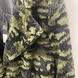 fashion nova WOMEN'S COAT olive camo XL
