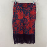 deborah korosec WOMEN'S SKIRT red navy S