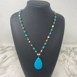 WOMEN'S NECKLACE turquoise multi