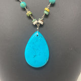 WOMEN'S NECKLACE turquoise multi