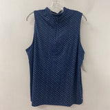PUMA WOMEN'S ACTIVE TOP navy white dots XL