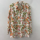 TOMMY BAHAMA WOMEN'S BLOUSE/SHIRT white multi colour floral M
