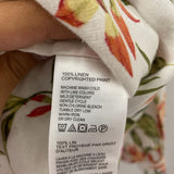 TOMMY BAHAMA WOMEN'S BLOUSE/SHIRT white multi colour floral M