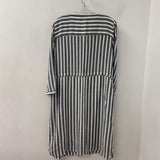 TOM TAILOR WOMEN'S DRESS white grey stripe S/40