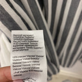 TOM TAILOR WOMEN'S DRESS white grey stripe S/40