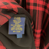 POLO ralph lauren WOMEN'S SKIRT red black plaid 4