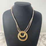 WOMEN'S NECKLACE beige gold