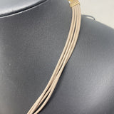 WOMEN'S NECKLACE beige gold