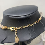 WOMEN'S NECKLACE beige gold