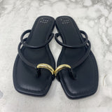 A NEW DAY WOMEN'S SANDALS black gold 6