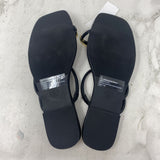 A NEW DAY WOMEN'S SANDALS black gold 6