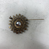 CHICOS WOMEN'S BROOCH pale gold