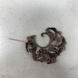WOMEN'S BROOCH red orange yellow