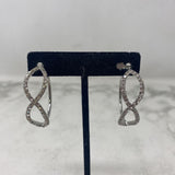 WOMEN'S EARRINGS silver clear