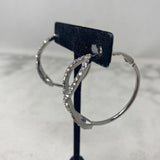 WOMEN'S EARRINGS silver clear