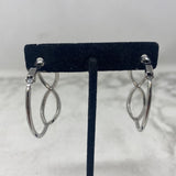 WOMEN'S EARRINGS silver clear