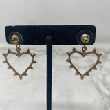 WOMEN'S EARRINGS clear gold