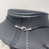 WOMEN'S NECKLACE black silver