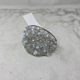 WOMEN'S BRACELET silver clear white