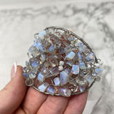 WOMEN'S BRACELET silver clear white