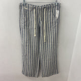 ELAN WOMEN'S PANTS blue beige S