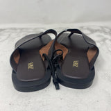 ZARA WOMEN'S SANDALS chocolate brown 35