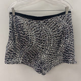 ZARA WOMEN'S SHORTS black silver XL