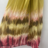 ZARA WOMEN'S DRESS yellow pink brown L