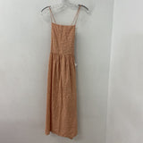 LEVI WOMEN'S DRESS orange beige S