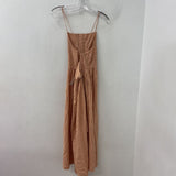 LEVI WOMEN'S DRESS orange beige S