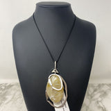 WOMEN'S NECKLACE silver yellow black