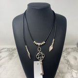 WOMEN'S NECKLACE silver black