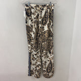 ZARA WOMEN'S PANTS white blcak beige XS