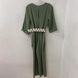 ZARA WOMEN'S JUMPSUIT olive S