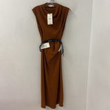 ZARA WOMEN'S DRESS burnt orange S