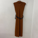 ZARA WOMEN'S DRESS burnt orange S