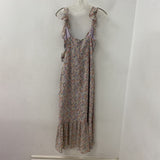 ASTR WOMEN'S DRESS purple orange green S