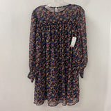 ZARA WOMEN'S DRESS black multi S