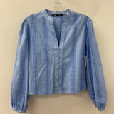 ZARA WOMEN'S BLOUSE/SHIRT blue M
