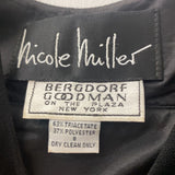 NICOLE MILLER WOMEN'S DRESS black 8
