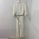 ZARA WOMEN'S JUMPSUIT white L